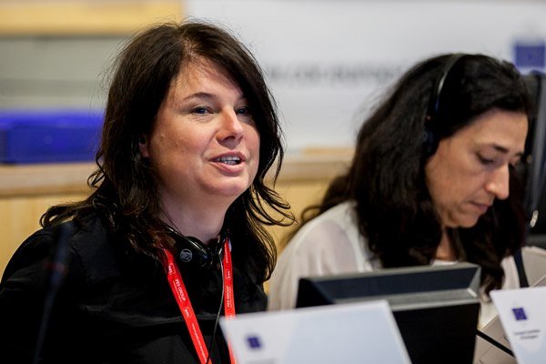 Ulrike Hiller (PE​S/Germany), rapporteur of the opinion on "Coordination of Social Security Systems"