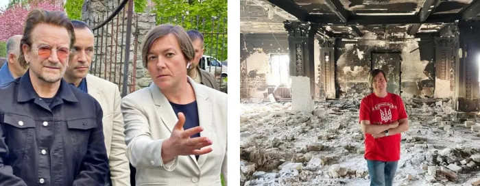 Mykhailyna Skoryk-Shkarivska in Bucha, Ukraine